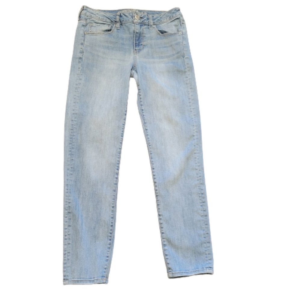 🦅 American Eagle Super Stretch Skinny Jeans Size 8 short